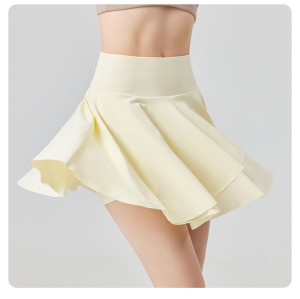 New arrival 2 pcs tennis clothing sets lightweight polo shirts and flowy skirts