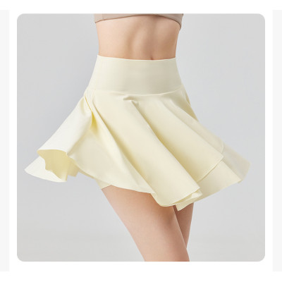 New arrival 2 pcs tennis clothing sets lightweight polo shirts and flowy skirts