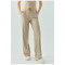 Adjustable waist relaxed fit wide leg pants with side pockets