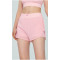 Women's Side cinched 2 in 1 mesh shorts with pockets