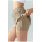 Women's Side cinched 2 in 1 mesh shorts with pockets