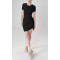 Short sleeve ruched dresses lightweight super stretchy active dresses