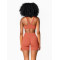 The medium support u neckline sports bra with elastic hem