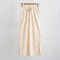 Ready to ship elastic waist lounge skirts with side pockets side slit cozy dresses