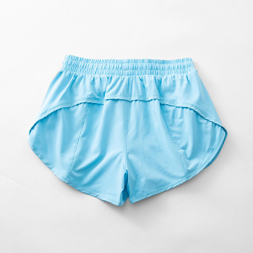 New Arrival 2 in 1 woven shorts lightweight running shorts with undershorts