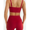 Light weight moisture-wicking sports bra with adjustable strape