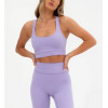 High quality classic style racerback sports bra medium support scoop neck yoga bralette