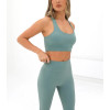 High quality classic style racerback sports bra medium support scoop neck yoga bralette