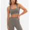 High quality classic style racerback sports bra medium support scoop neck yoga bralette