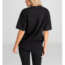 Women's oversized crew neck t shirts Light weight cozy athleisure short sleeves