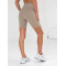 Custom logo no front seam biker shorts high waist buttery soft yoga shorts
