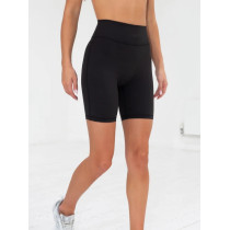 Custom logo no front seam biker shorts high waist buttery soft yoga shorts