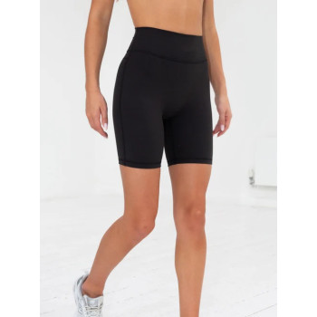 Custom logo no front seam biker shorts high waist buttery soft yoga shorts