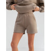 High quality cotton blend jogger shorts with pockets solid color running shorts