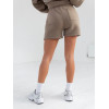 High quality cotton blend jogger shorts with pockets solid color running shorts
