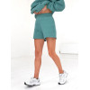 Women's athleisure jogger shorts with side pockets