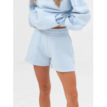 Women's athleisure jogger shorts with side pockets