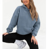 Oversized cotton hoodies with kangaroo pockets basic athleisure sweatshirts