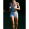 Womens 2 Piece Lounge Sets Summer Workout Short Matching Sets Clothing Going Out Two Piece Outfits Gym Clothes