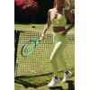 Workout Sets for Women 2 Piece Adjustable Strappy Sports Bra with High Waisted Butt Lifting Leggings Gym Sets Woman