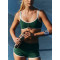 Women's Workout Sets 2 Piece Yoga Outfits High Waisted Biker Shorts and Cross Back Sports Bra Gym Set