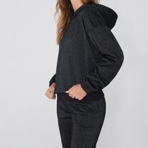 Heavy weight Loose fit hooded sweatshirts for women classic style hoodies