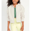 New arrival custom logo girls cropped hoodies zip front fleece cotton hooded jackets