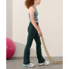 High rise flared pants for girls nylon spandex bell bottom yoga pants