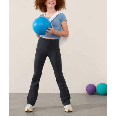 High rise flared pants for girls nylon spandex bell bottom yoga pants