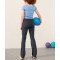High rise flared pants for girls nylon spandex bell bottom yoga pants