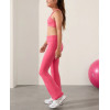 High rise flared pants for girls nylon spandex bell bottom yoga pants