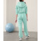 Girls comfy cotton fleece sweatpants with side pockets solid color everyday joggers
