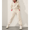 Girls comfy cotton fleece sweatpants with side pockets solid color everyday joggers