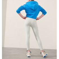 High waisted side pocket yoga leggings cottony 7/8 length fitness tights