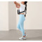 High waisted side pocket yoga leggings cottony 7/8 length fitness tights