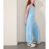 One piece athleisure jumpsuits with side pockets scoop tank wide leg pants with side pockets buttery soft stylish activewear