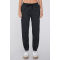 Adjustable waist cotton sweatpants for women with side pockets