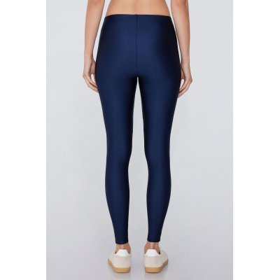 High waisted shinny yoga leggings close fitting studio to street fitness tights