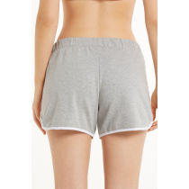 New arrival lounge shirts for women cozy cotton shorts with contrast trims