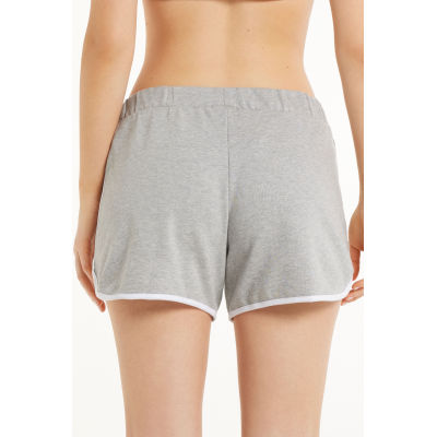 New arrival lounge shirts for women cozy cotton shorts with contrast trims