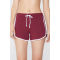 New arrival lounge shirts for women cozy cotton shorts with contrast trims