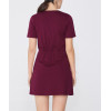 V neck short sleeve lounge dress for women lightweight sports dress