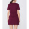 V neck short sleeve lounge dress for women lightweight sports dress
