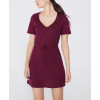 V neck short sleeve lounge dress for women lightweight sports dress