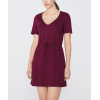 V neck short sleeve lounge dress for women lightweight sports dress