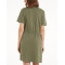 V neck short sleeve lounge dress for women lightweight sports dress