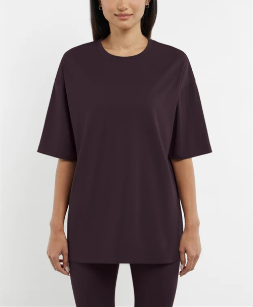 Oversized light soft cotton sports tees for women