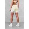 women's 2 in 1 running shorts with side pockets mid waist gym shorts for ladies
