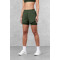 women's 2 in 1 running shorts with side pockets mid waist gym shorts for ladies