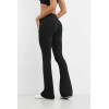 High rise 4 ways stretchy flared pants for women nylon spandex yoga leggings